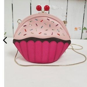 Authentic Kate Spade New York Take The Cake Cupcake Crossbody Pink Crossbody